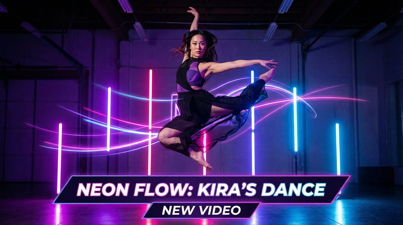 17c一起草霓虹舞者创意舞蹈视频